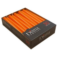 Diana 24,5 cm 30 stk. lys i orange