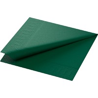 Duni Tissue 33x33cm 125 servietter mørkegrøn