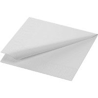 Duni Tissue 24x24cm servietter hvid 250stk