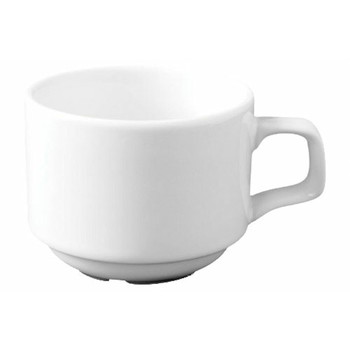 Classic porcelæn kop 20cl hvid 12stk