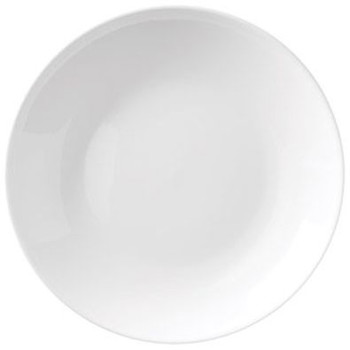 Classic porcelæn dybtallerken 26cm hvid 12stk