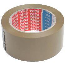 Tesa 4100 pakketape 50mmx66m 65my brun