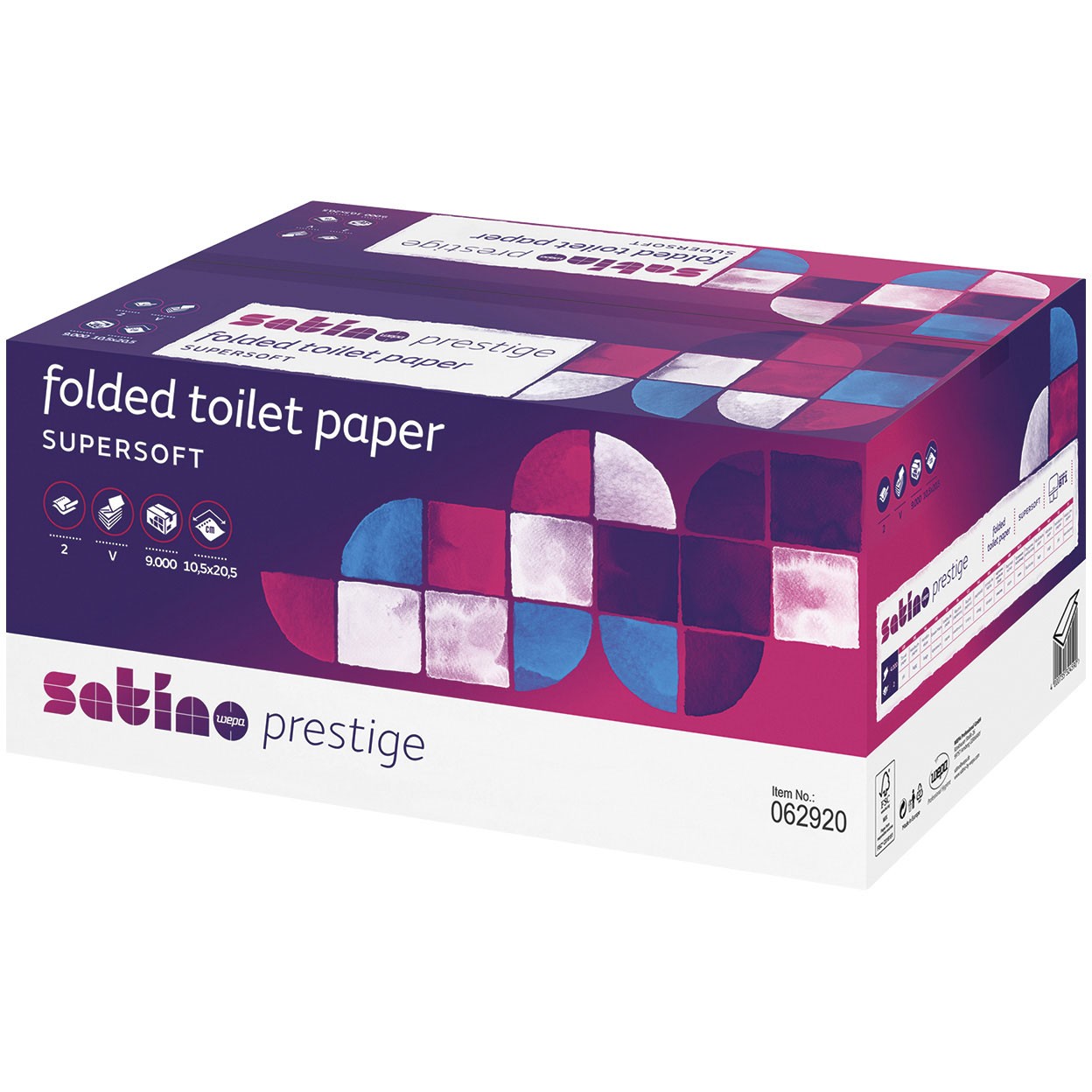 WEPA toiletpapir v-fold 40x225 ark