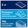 Tork 100297 Xpress Extra Soft håndklædeark H2 hvid 21x100ark