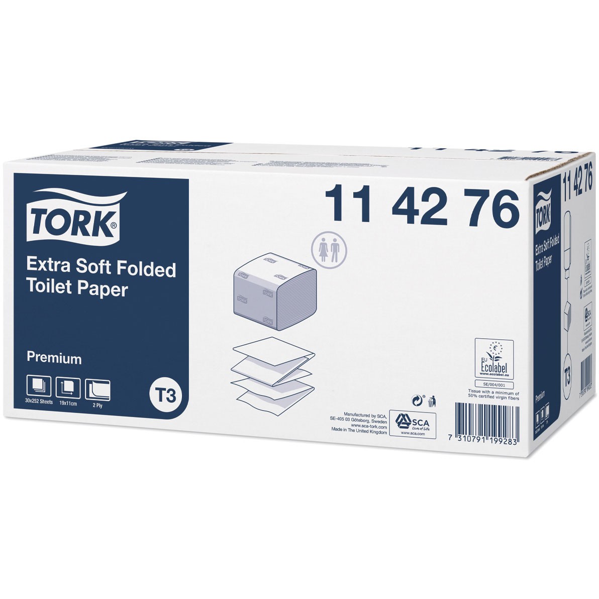 Tork Premium T3 2lags toiletpapir 30x252 ark