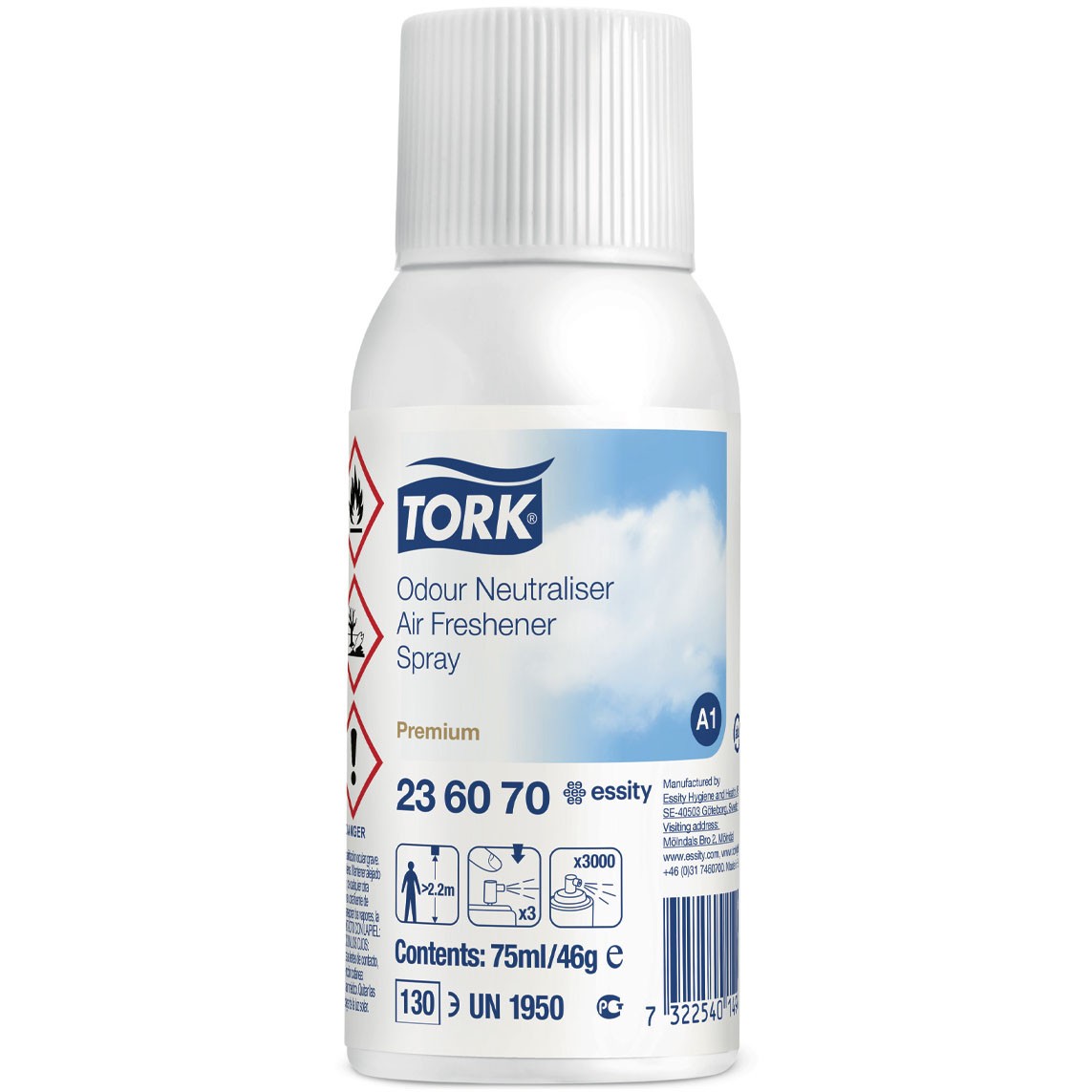 Tork A1 airfreshener-spray 75ml neutral