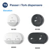 Tork 472193 SmartOne Mini toiletpapir 2-lags 12rl