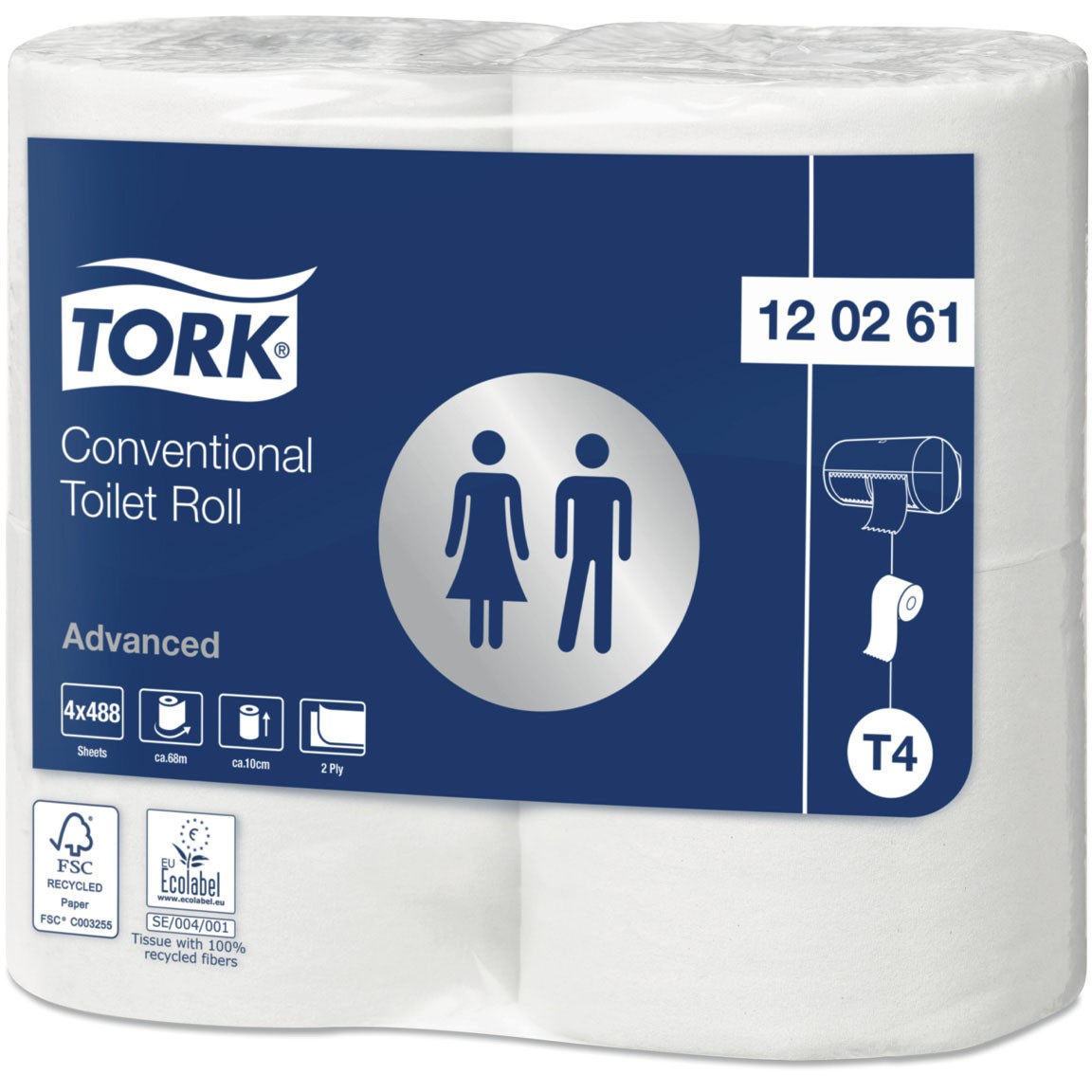 Tork Advanced T4 2lags toiletpapir 24 ruller