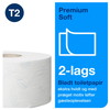Tork 110253 Premium T2 Jumbo Mini 2lags toiletpapir 12 ruller