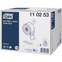 Tork 110253 Premium T2 Jumbo Mini 2lags toiletpapir 12 ruller