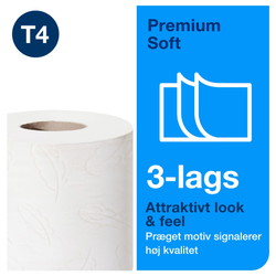 Tork 110317 Premium T4 3lags toiletpapir 42 ruller