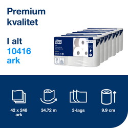 Tork 110317 Premium T4 3lags toiletpapir 42 ruller