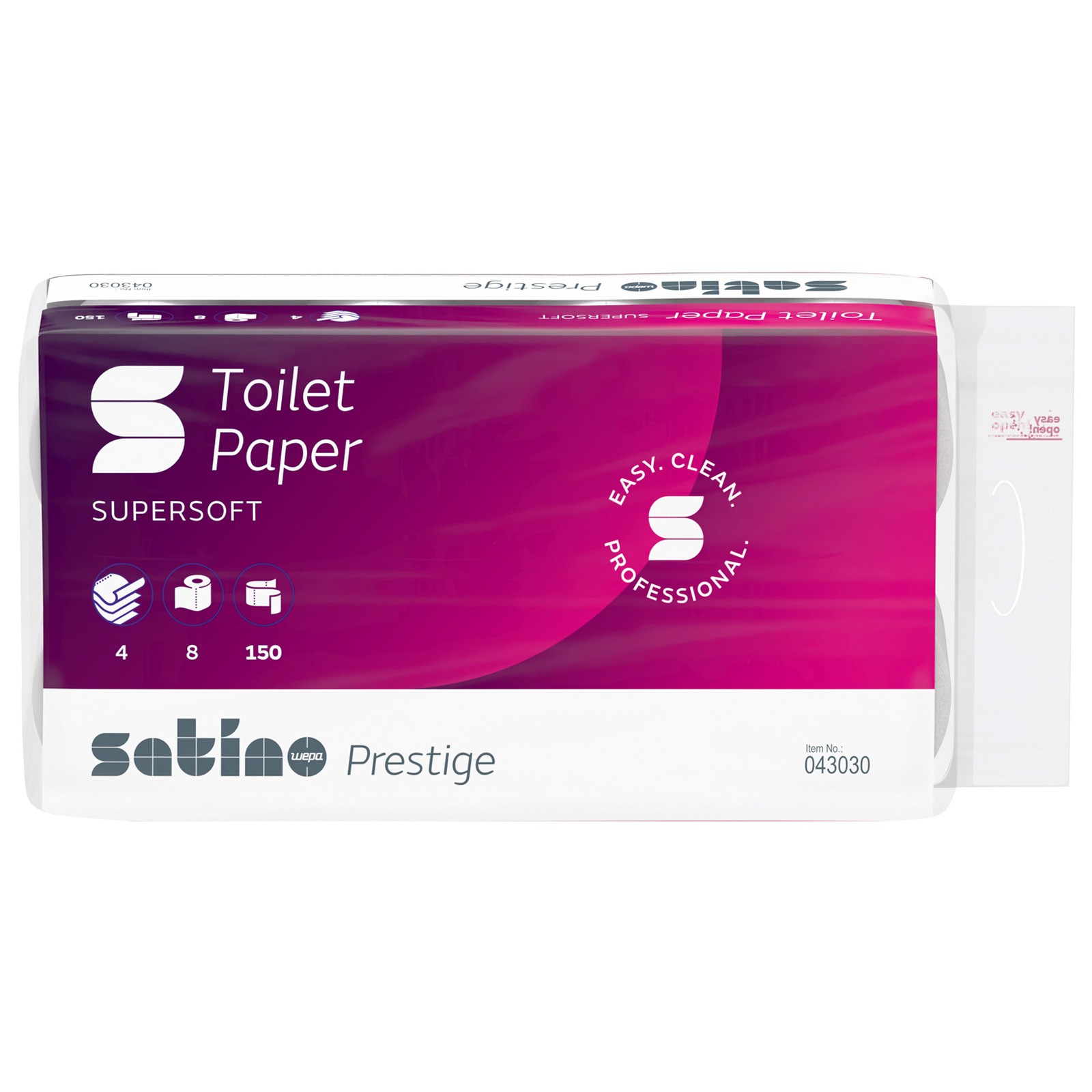 Satino Prestige toiletpapir 4lags 20x9,4cm 72rl