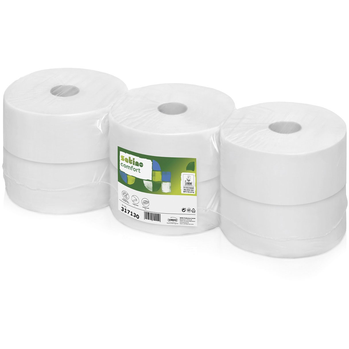 Satino Comfort Jumbo toiletpapir 2-lags 6rl