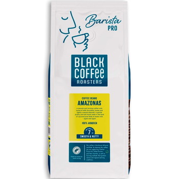 Black Coffee Amazonas kaffe hele bønner 1 kg