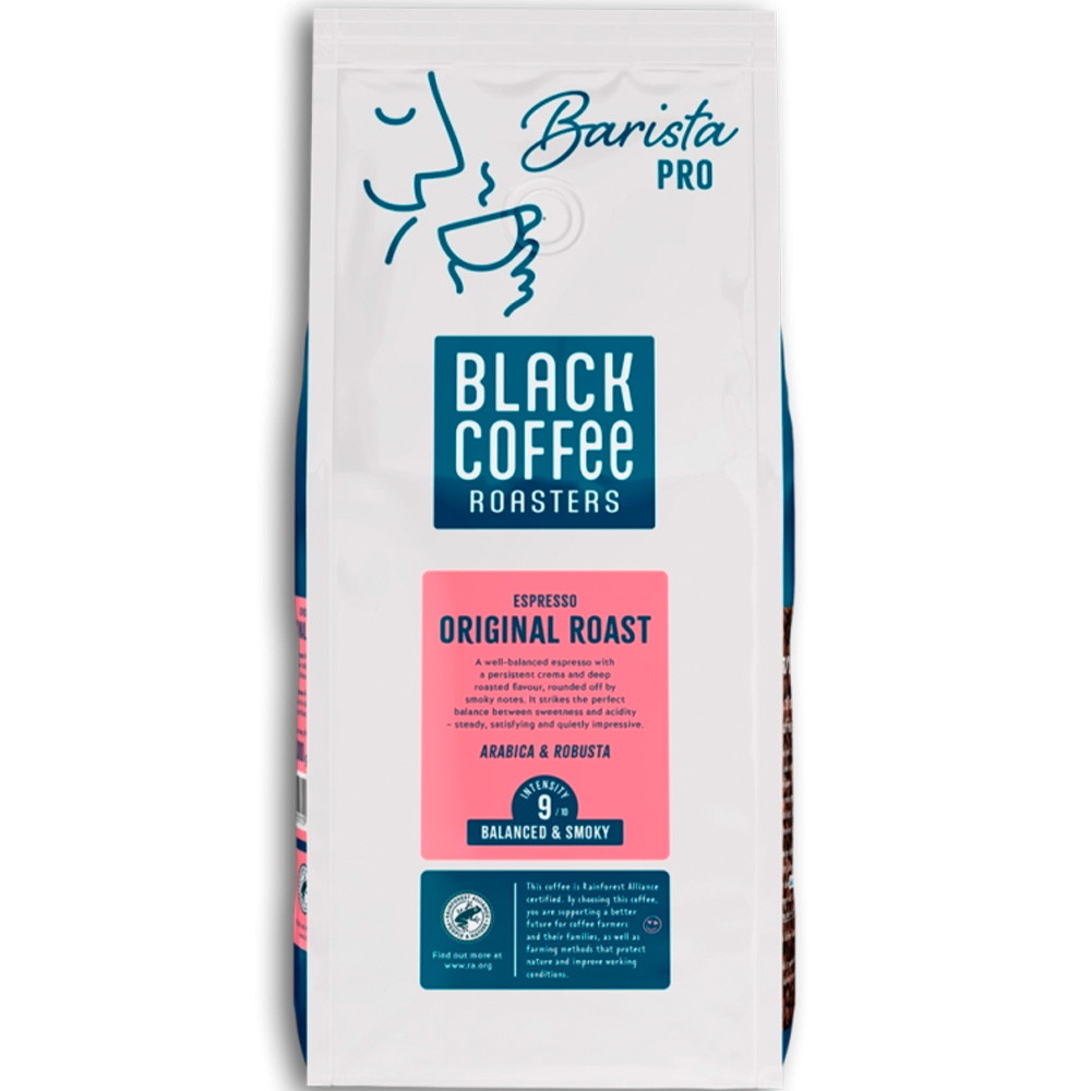 Black Coffee Original Roast Espresso kaffe hele bønner 1kg