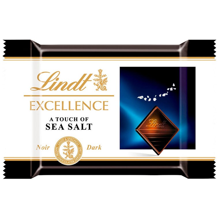 Lindt Excellence Sea Salt minichokolade 200 stk