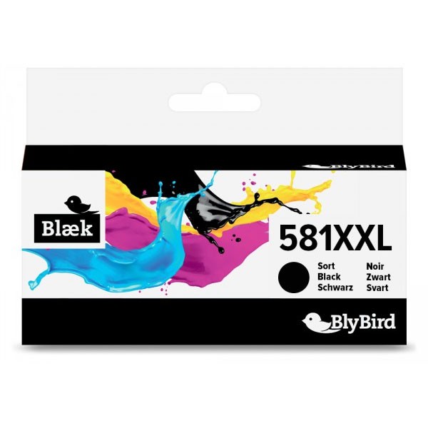 Blybird blæk CLI-581XXLBK