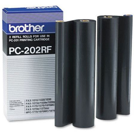 Brother PC-202RF sort blækpatron, 2x420 sider