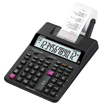 Casio HR-150RCE strimmelregner 12 cifre sort