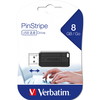 Verbatim 'N' Go PinStripe USB-stick 8GB sort