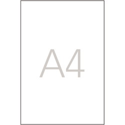 Apli transparenter A4 100stk