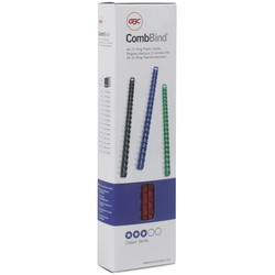GBC 10mm spiralryg 60ark sort 100stk