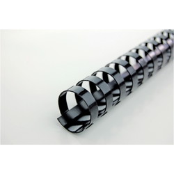 GBC 12mm spiralryg 95ark sort 100stk