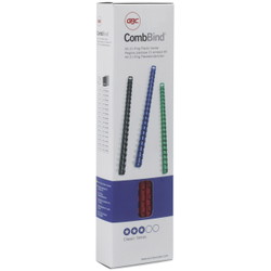 GBC 14mm spiralryg 125ark sort 100 stk