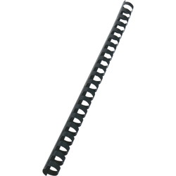 GBC 16mm spiralryg 145ark sort 100 stk