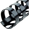 GBC 19mm spiralryg 160ark sort 100 stk