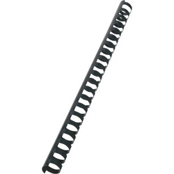 GBC 19mm spiralryg 160ark sort 100 stk