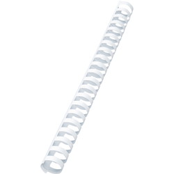 GBC 22mm spiralryg 195ark hvid 100 stk