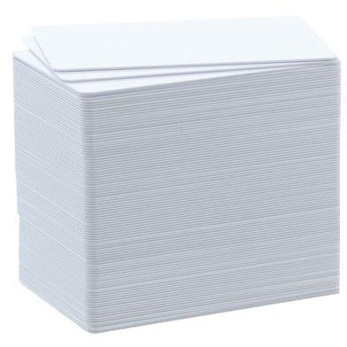 Badgy 100/200 kort tynd 100 PVC kort (0,50 mm)