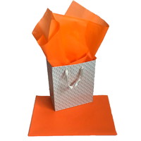 Silkepapir 75x50cm 14g orange 24ark