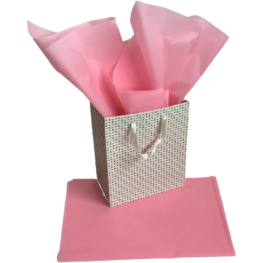 Silkepapir 75x50cm 14g Pale Pink 24ark