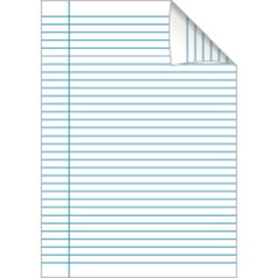 Bantex skolehæfte A4 32 linjer lyseblå