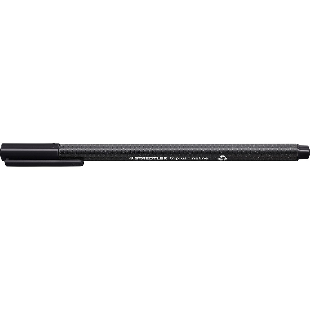 10 x Staedtler Triplus fiberpen sort