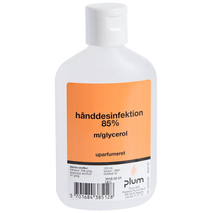 Plum flydende hånddesinfektion 120ml