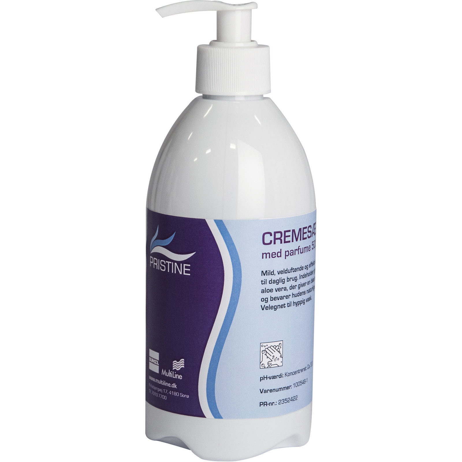 Pristine cremesæbe m/parfume 500 ml
