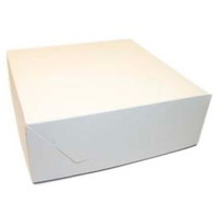 Kageæske Nr. 3 Høj 230x230x80mm hvid 250stk