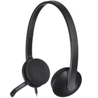 Logitech H340 headset stereo sort