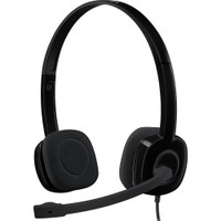 Logitech H151 headset stereo sort