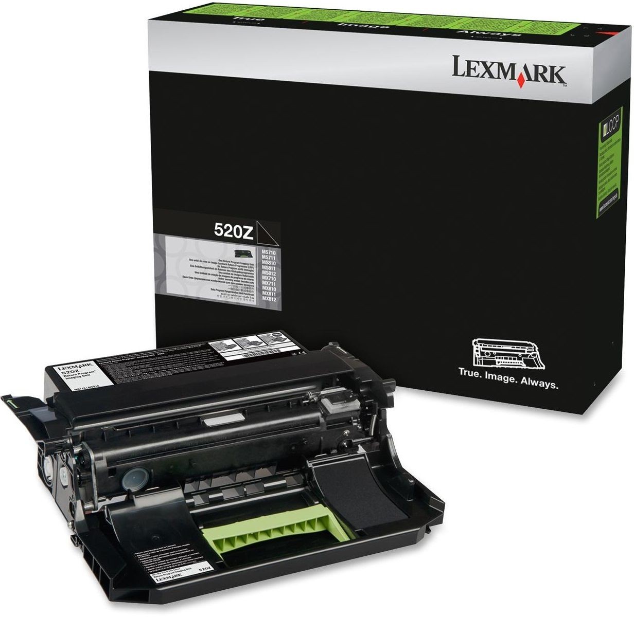 Lexmark 520Z 52D0Z00 sort tromle, 100.000 sider