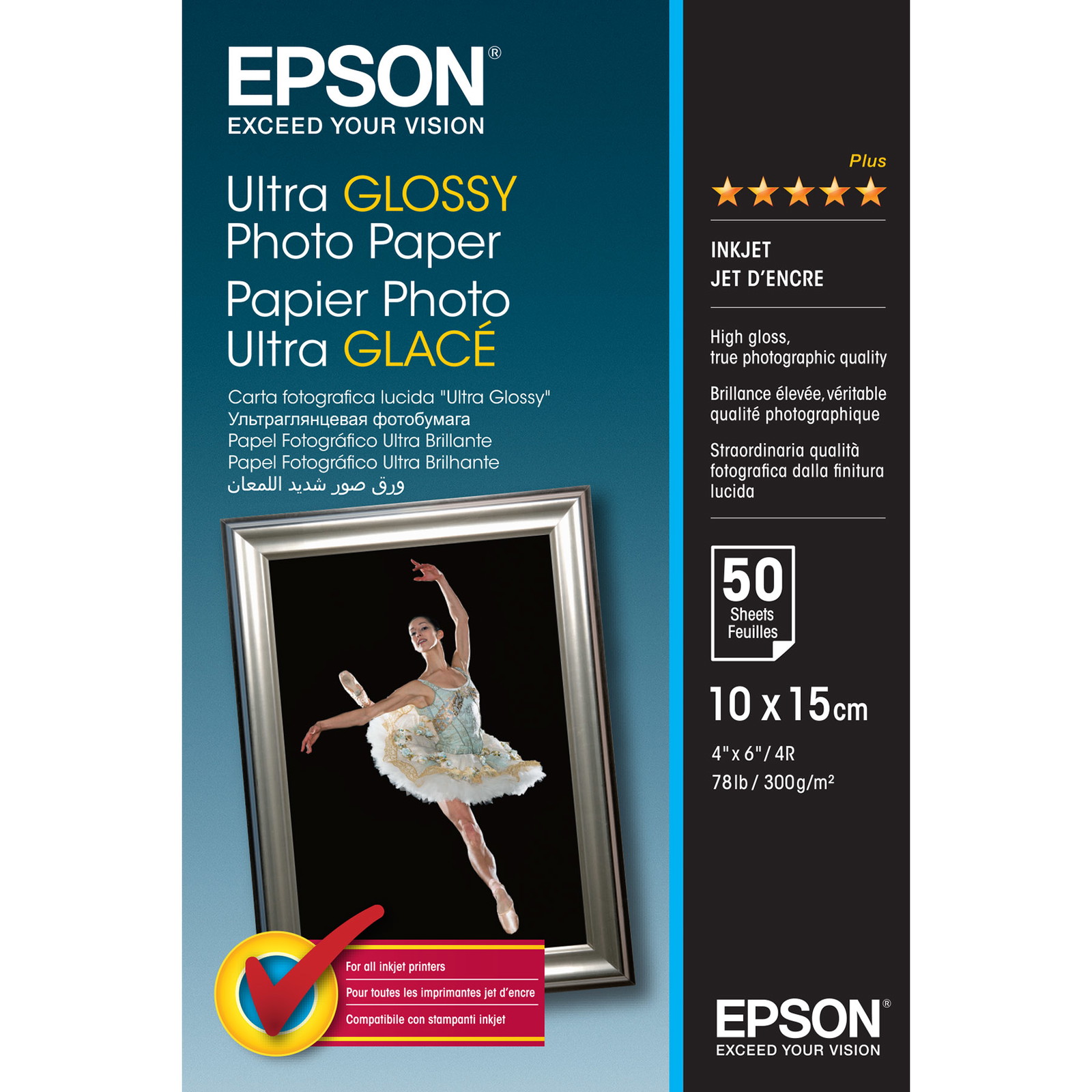 Epson Ultra 10x15cm fotopapir 50ark