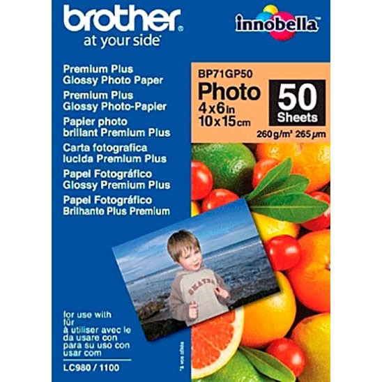 BROTHER BP-71GP50 photo paper A6 50BL
