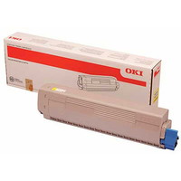 OKI 45862837 Gul Lasertoner, 7.300 sider
