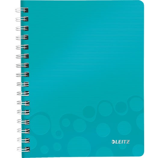 Leitz A5 WOW notesblok i isblå