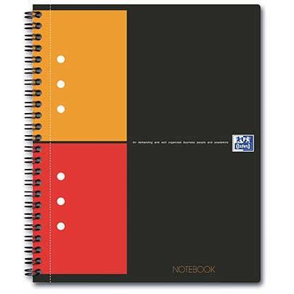 Oxford International NoteBook A5+ kvadreret