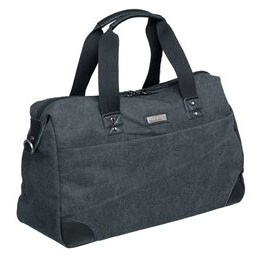Carlton duffelbag i sortgrå